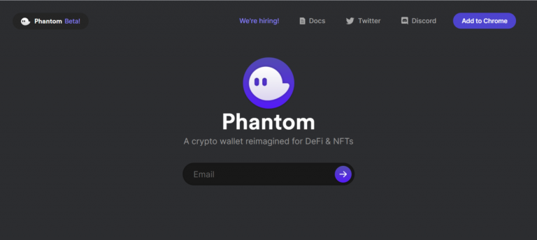 מדריך ארנק Phantom (רשת סולנה)