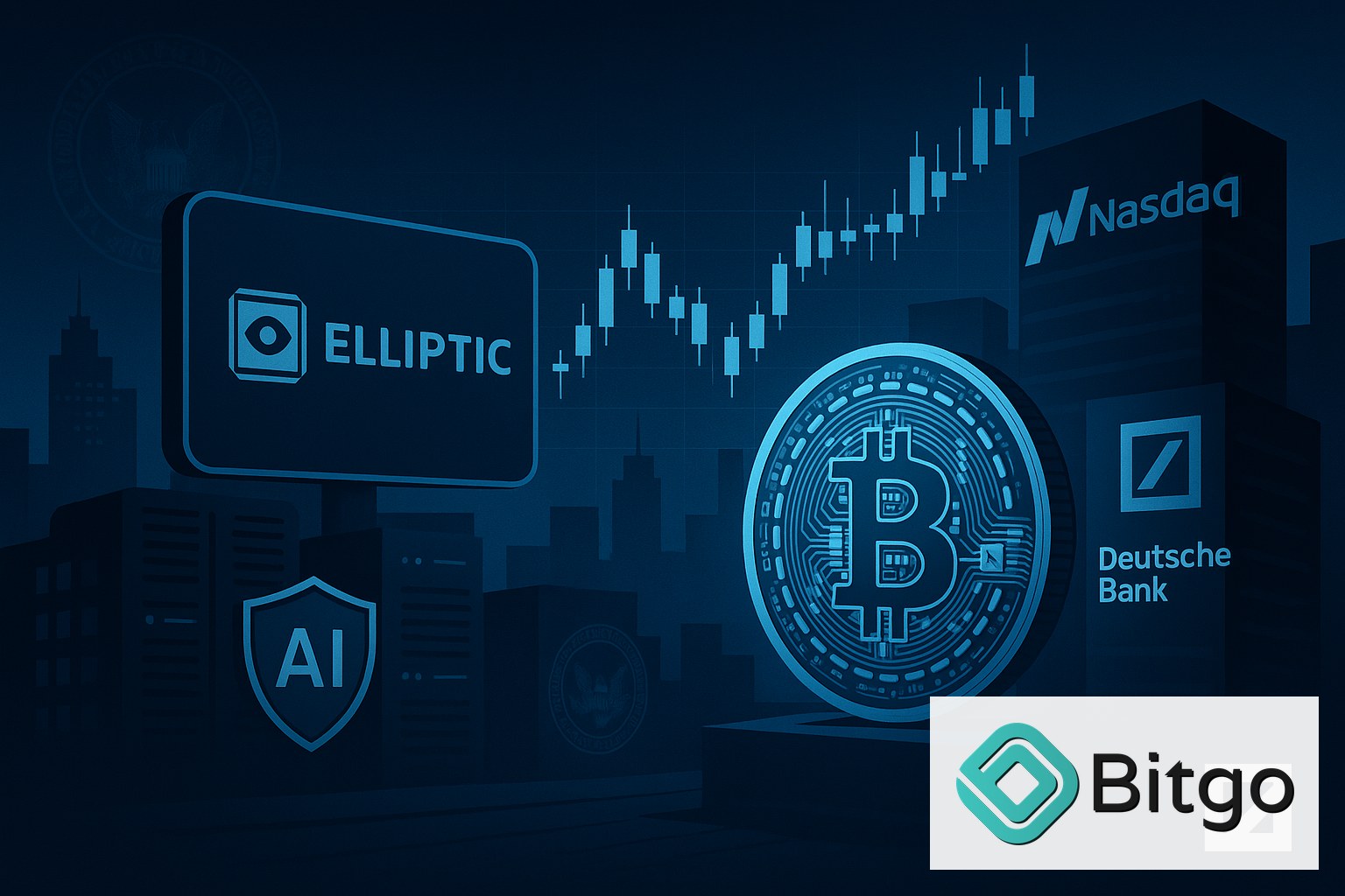 Elliptic גייסה 120 מיליון דולר, וכניסת Nasdaq ו-Deutsche Bank מחדדת את כיוון שוק הציות בקריפטו