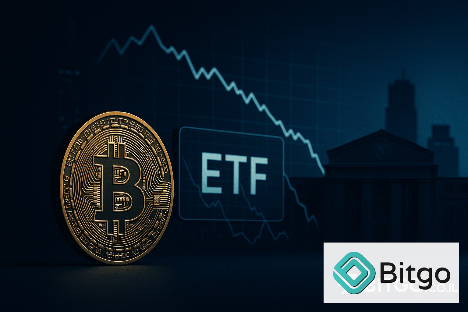 Bitcoin נחלש כשזרימות ה-ETF ממשיכות לצאת והשווקים בוחנים מחדש את ציפיות הריבית