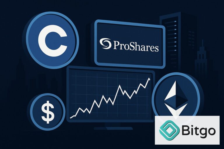 Coinbase נכנסת לקרן של ProShares סביב נכסי רזרבה לסטייבלקוינס — ול-Ethereum יש כאן זווית חשובה