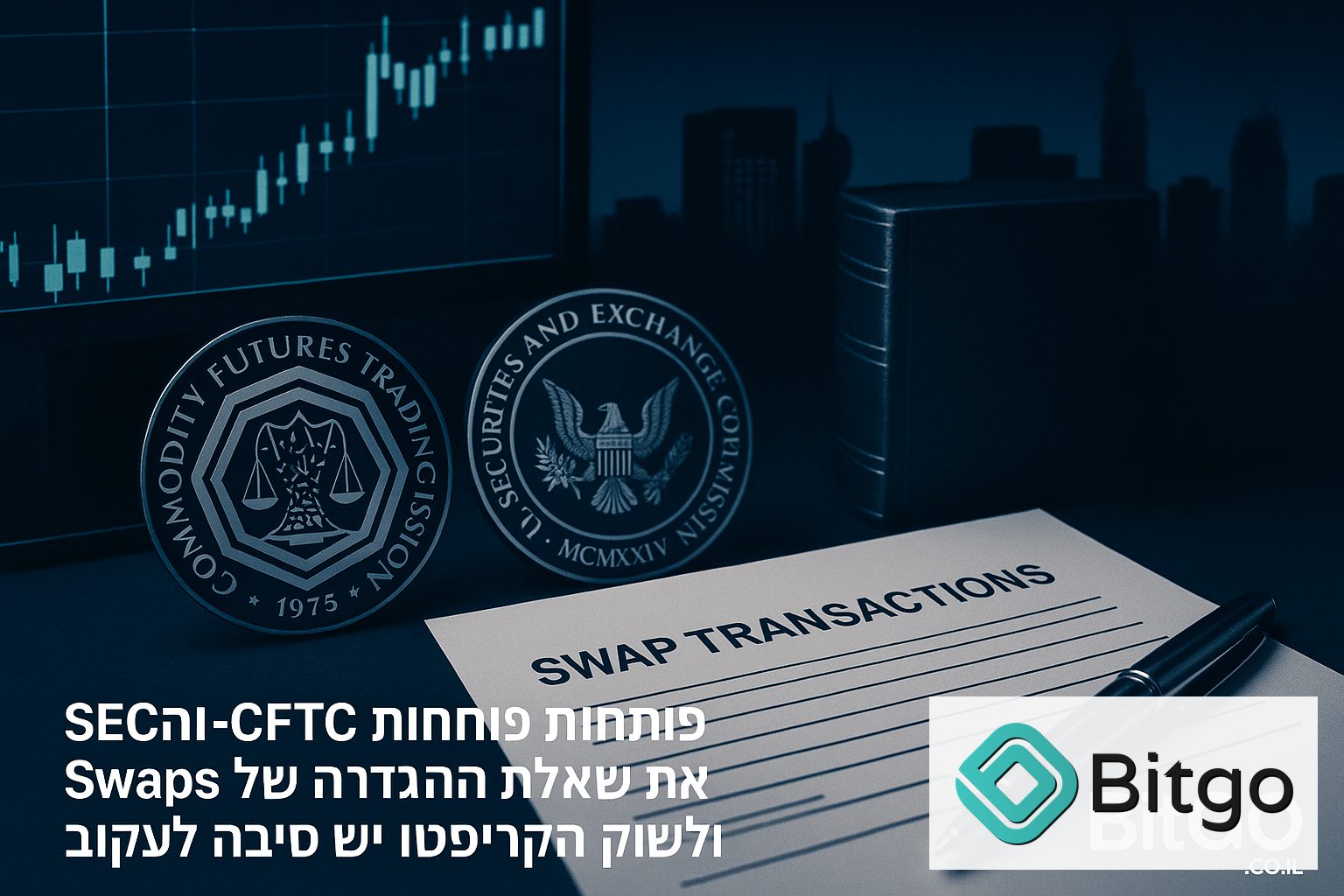 ה-SEC וה-CFTC פותחות מחדש את שאלת ההגדרה של Swaps — ולשוק הקריפטו יש סיבה לעקוב
