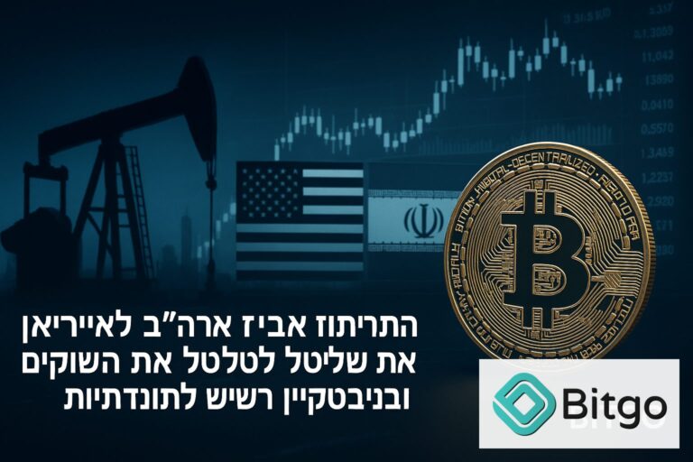 המתיחות בין ארה״ב לאיראן ממשיכה לטלטל את השווקים, וביטקוין נשאר רגיש לתנודתיות